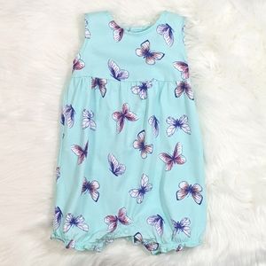 Romper with Butterflies
